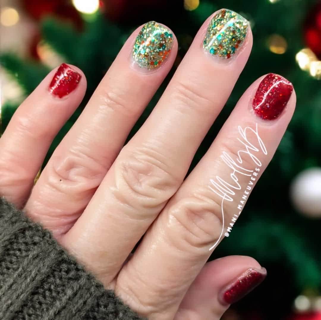 Deck The Halls & Ruby Slippers Glitter Gels - HEMA, HPMA, TPO Free