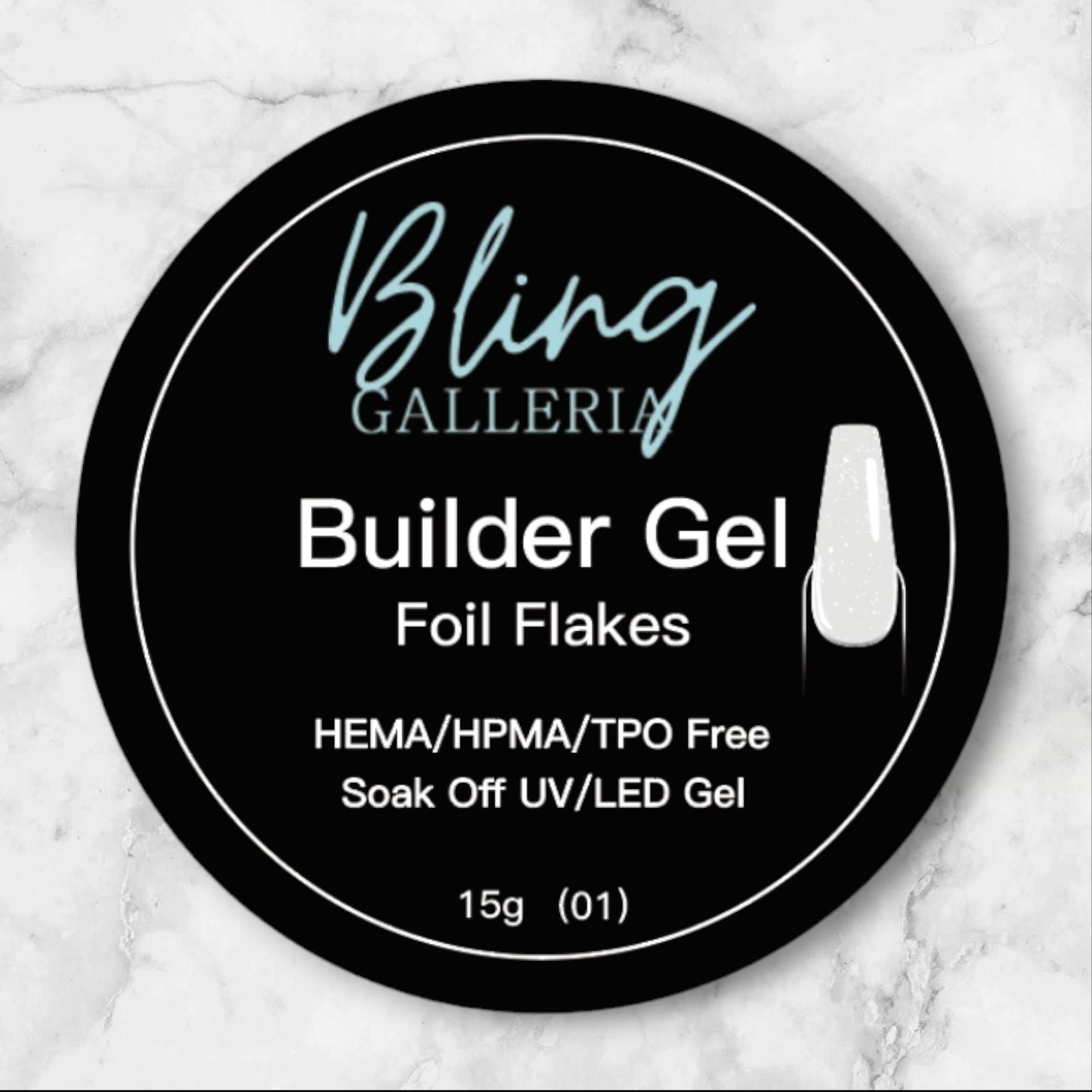 Builder Gel with Sparkles (Pink Escape, Rebel Rose, Berry Grove, Gossip Girl, Sweet Suede) - HEMA, HPMA, TPO Free