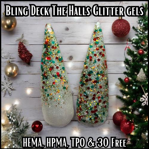 Deck The Halls & Ruby Slippers Glitter Gels - HEMA, HPMA, TPO Free