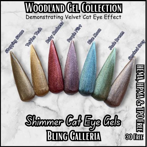 Ruby Madness Cat Eye | Woodland Cat Eye Gel Collection | HEMA, HPMA, TPO Free