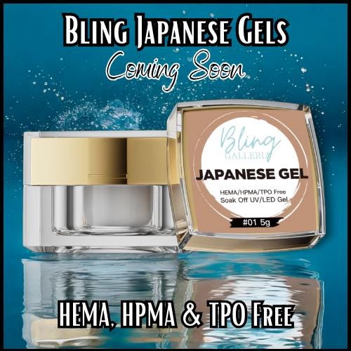 Japanese Gel #4 | High Quality, Highly Pigmented, Low Monomer, Solvent Free Soft Gels in Pots | HEMA, HPMA, TPO Free | Nail Gel, Gel Polish