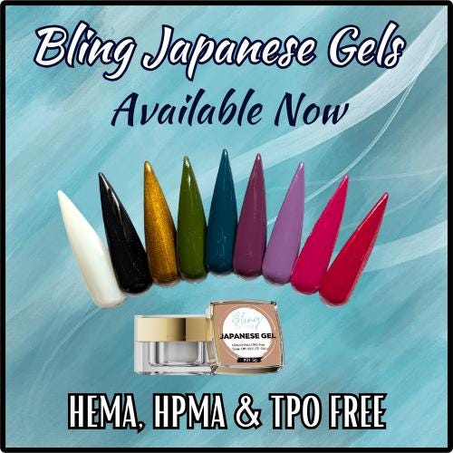 Japanese Gel #6 | High Quality, Highly Pigmented, Low Monomer, Solvent Free Soft Gels in Pots | HEMA, HPMA, TPO Free | Nail Gel, Gel Polish