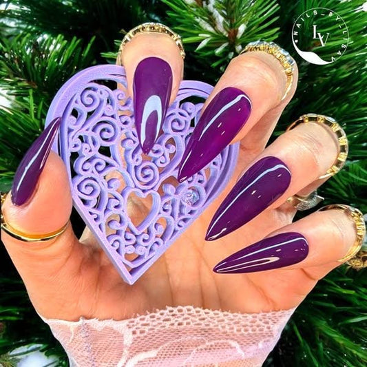 Plum Passion Gel Mani | Gorgeous Plum Purple | HEMA, HPMA, TPO Free uv/led | 15ml | Gel Nail