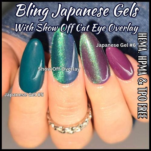 Japanese Gel #6 | High Quality, Highly Pigmented, Low Monomer, Solvent Free Soft Gels in Pots | HEMA, HPMA, TPO Free | Nail Gel, Gel Polish