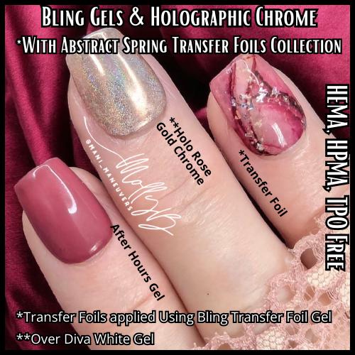 Abstract Spring Foil Overlay Set