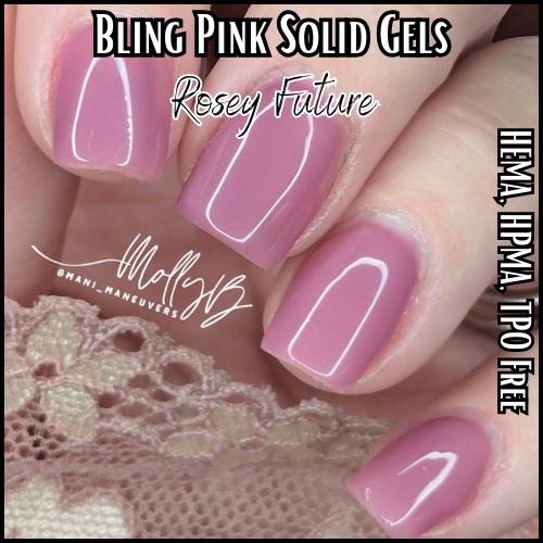 Rosey Future Solid Purple Gel Mani | HEMA, HPMA, TPO Free uv/led | 15ml