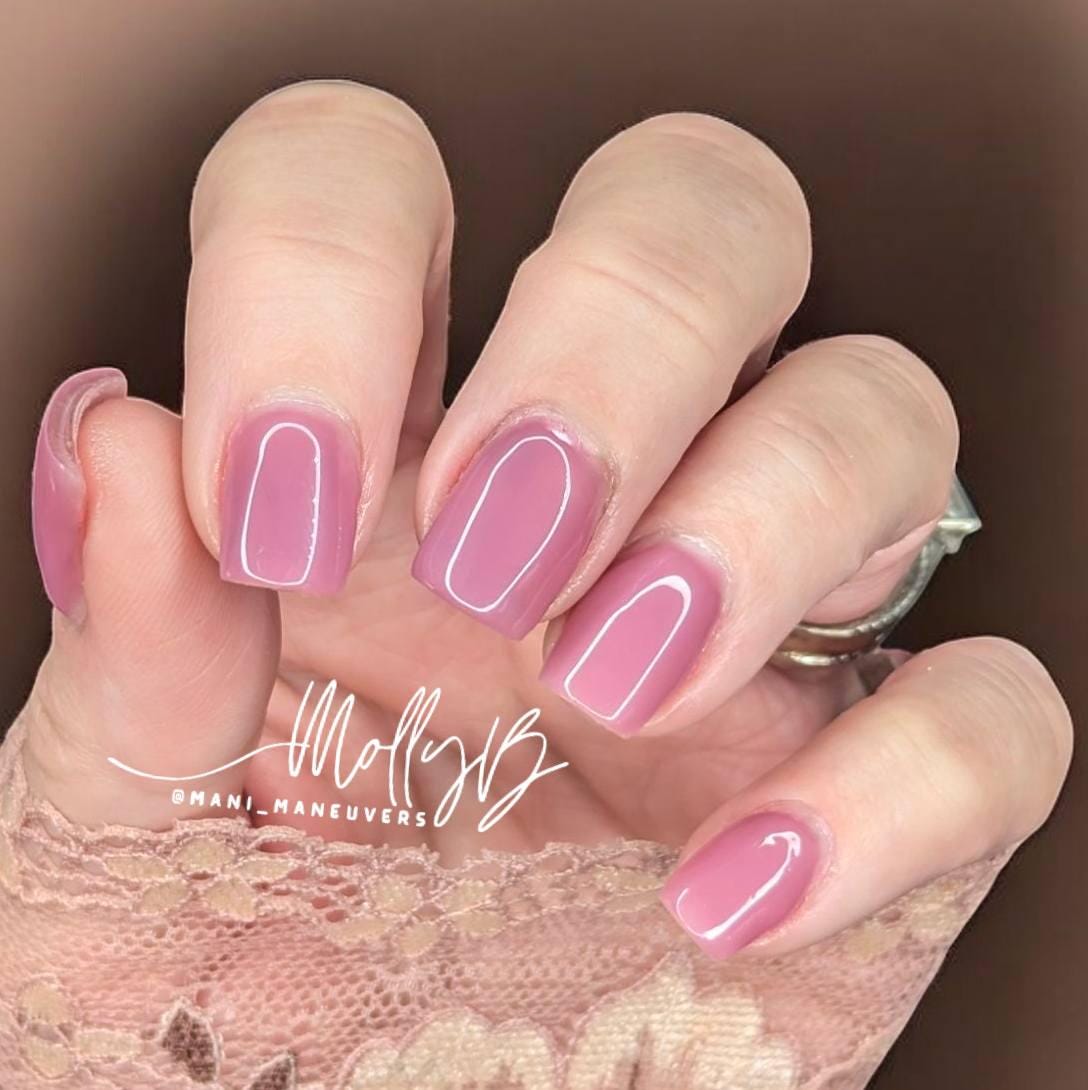 Rosey Future Solid Purple Gel Mani | HEMA, HPMA, TPO Free uv/led | 15ml