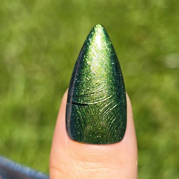 3D Wave Gel Chromed Mani with Dragon Gel #13 - Top coat, No Wipe, No Dispersion Layer - HEMA, HPMA, TPO Free