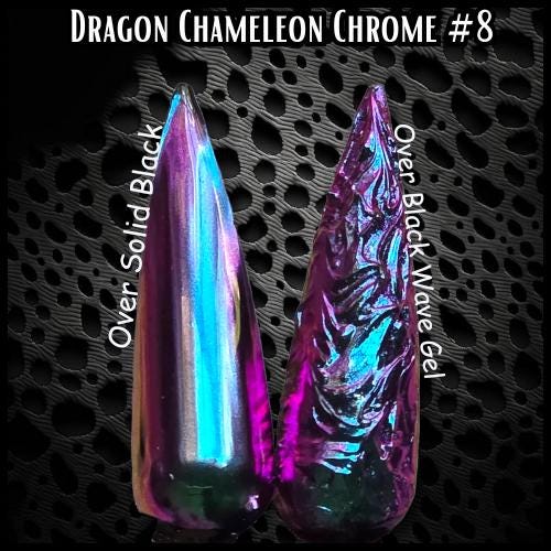 Chameleon Dragon Chromes | Color Shifting Effect Chrome Powder | .5g | Chrome Pigment | Not Dip