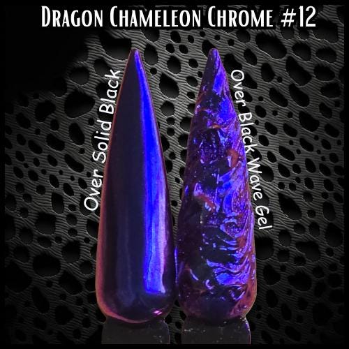 Chameleon Dragon Chromes | Color Shifting Effect Chrome Powder | .5g | Chrome Pigment | Not Dip