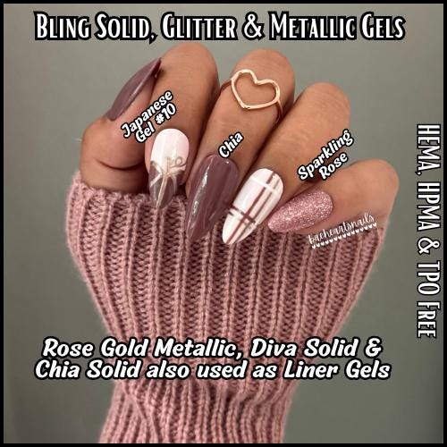 Chia Solid Gel | HEMA, HPMA, TPO Free uv/led | 15ml | Gel Nail