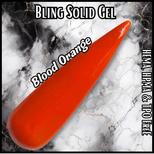 Blood Orange Solid Gel | HEMA, HPMA, TPO Free