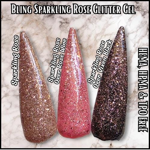 Rose Pink Gels| Sparkling Rose | Rendezvous | Dragon Fruit | Rose Wine | Frisky Fuchsia | HEMA HPMA tpo Free