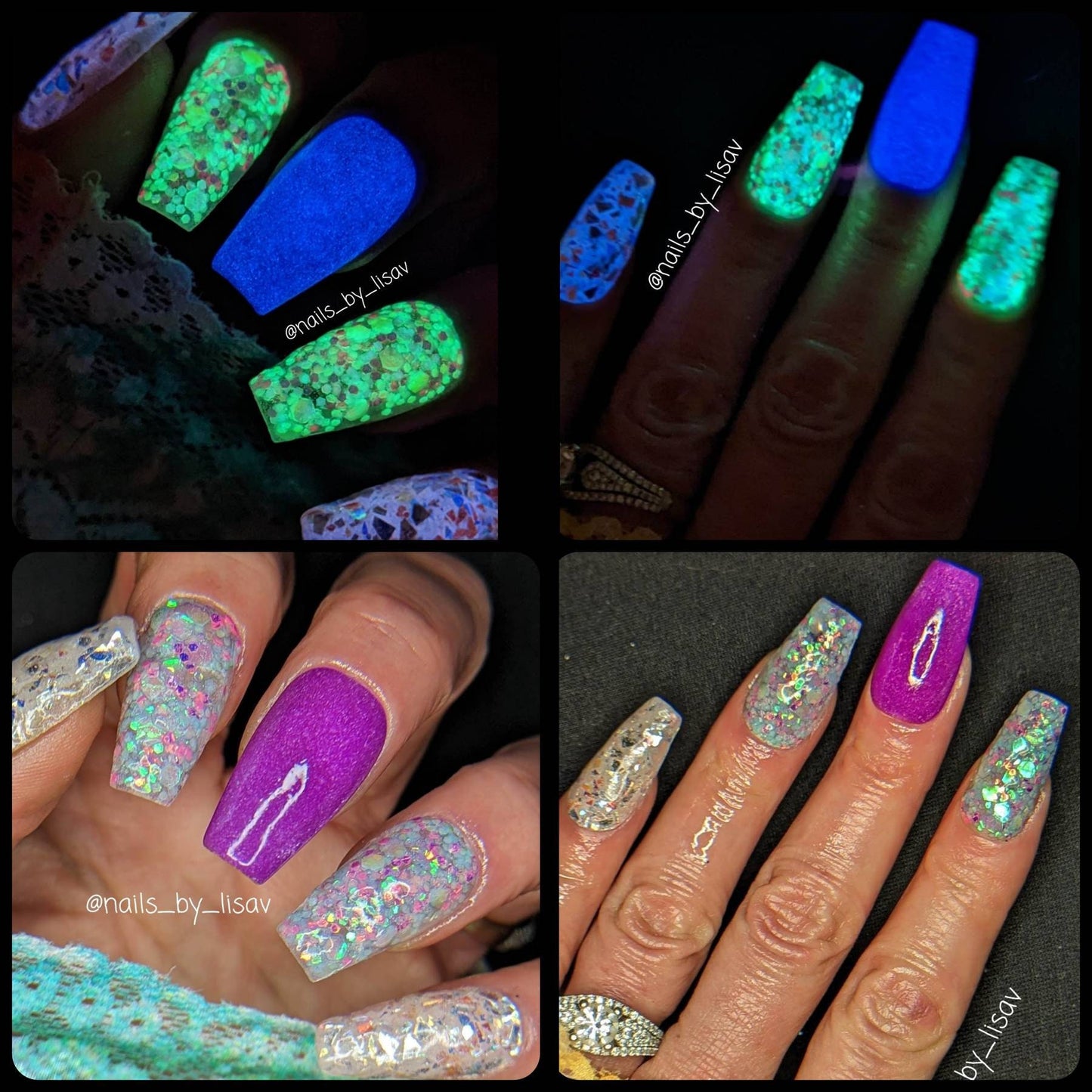 Electric Bling Dip Set