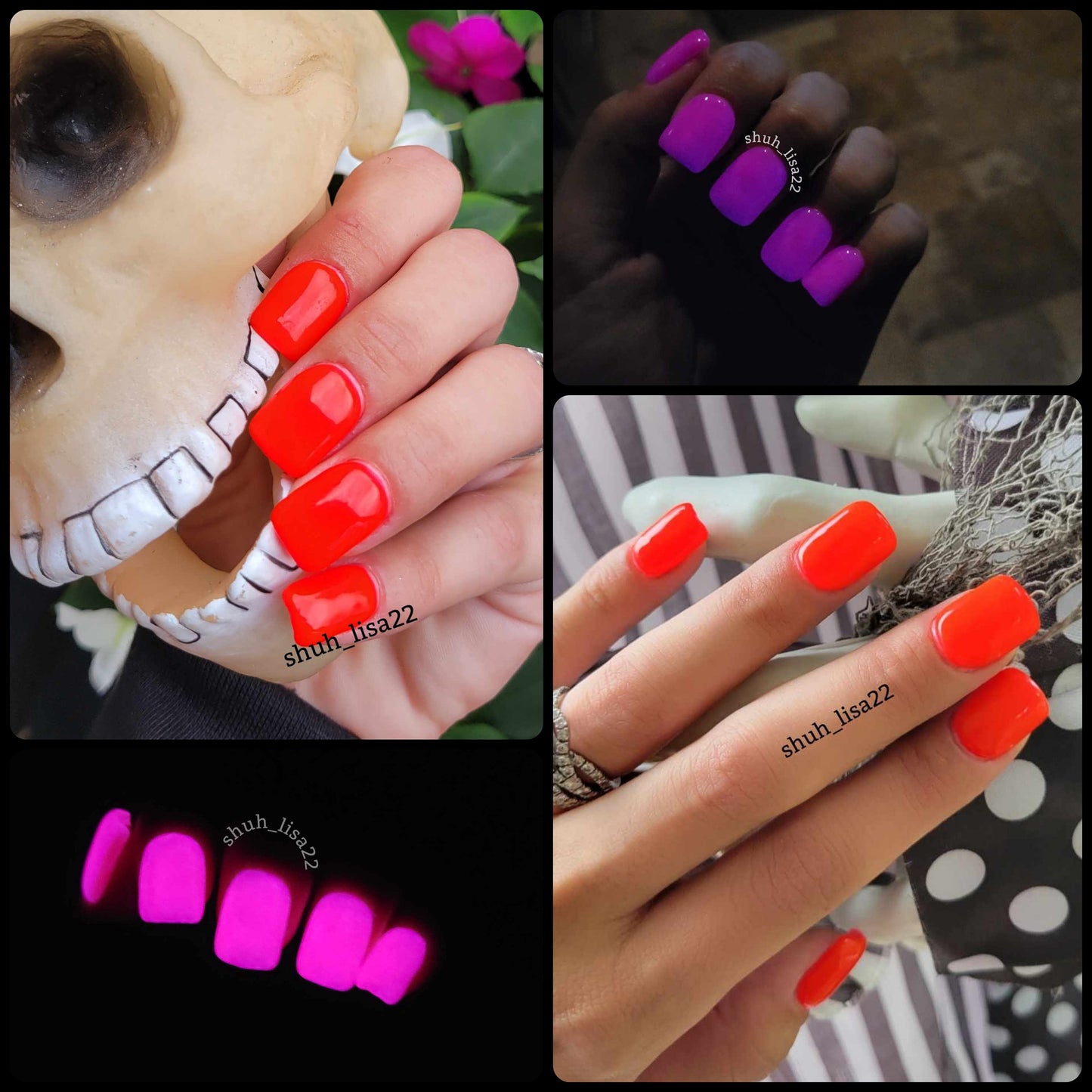 Lamborghini & Hip Hot Glow-in-the-Dark Gel Polishes - HEMA, HPMA, TPO Free