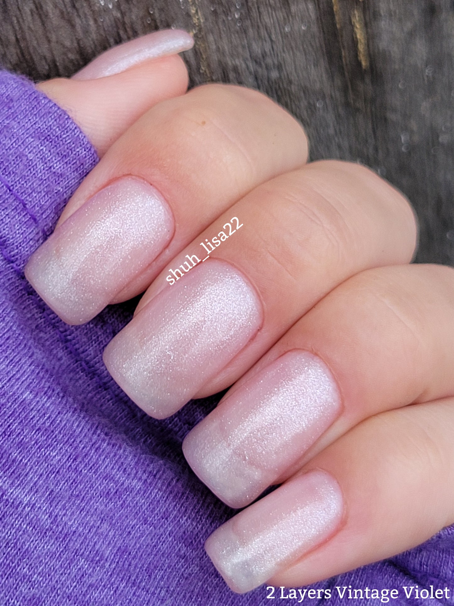 Vintage Violet Rubber Base Gel - HEMA, HPMA, TPO Free