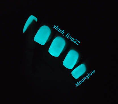 ULTRA Moonglow Glow-in-the-Dark Aqua Glow Gel - HEMA, HPMA, TPO Free