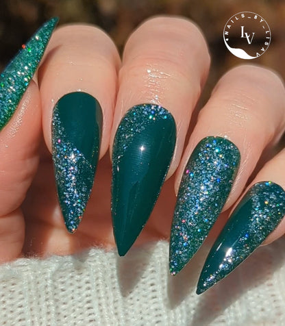 Las Vegas Solid Gel With Spearmint Platinum Gel Overlay - HEMA HPMA TPO Free