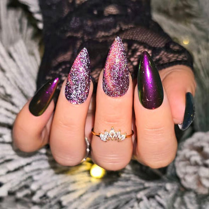 Cosmos Cat Eye Gel Mani - Reflective Cat Eye - HEMA HPMA TPO Free