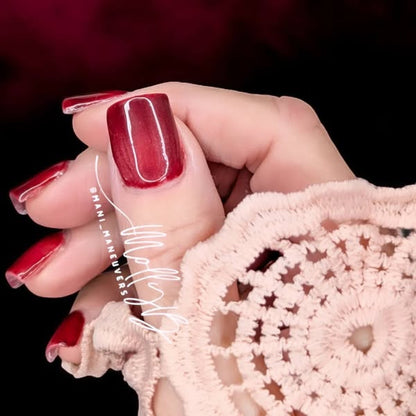Burgundy Mist Cat Eye Gel - HEMA HPMA TPO Free