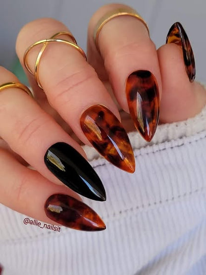 ULTRA Amber Tortoiseshell Coffee Jelly Gels - Fall Colors - Now Sold Individually - 10ml - HEMA, HPMA & TPO Free