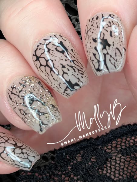Abstract Lace Gels - Black or White - Clear Base - 2 Part System - HEMA, HPMA, TPO Free