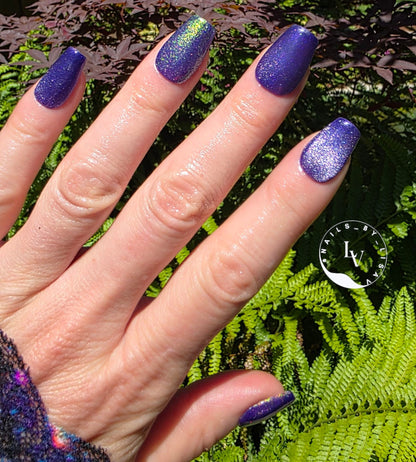 Indigo Glow Neon Cat Eye Gel - HEMA, HPMA, TPO Free