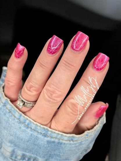 Exotic Pink Neon Cat Eye Gel - HEMA, HPMA, TPO Free