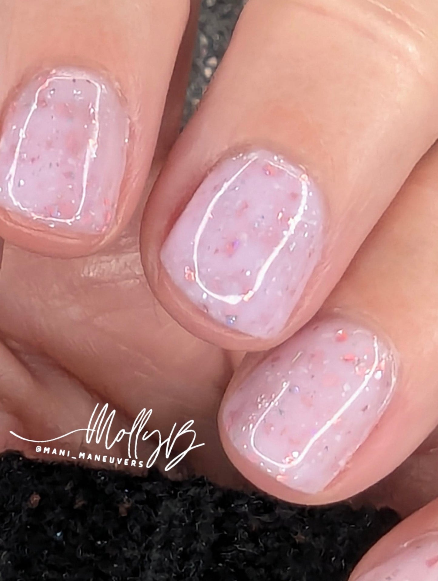 Glam - Rubber Base Gels with Flakes - HEMA, HPMA, TPO, Free