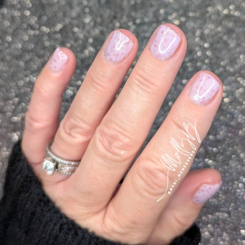 Glam - Rubber Base Gels with Flakes - HEMA, HPMA, TPO, Free