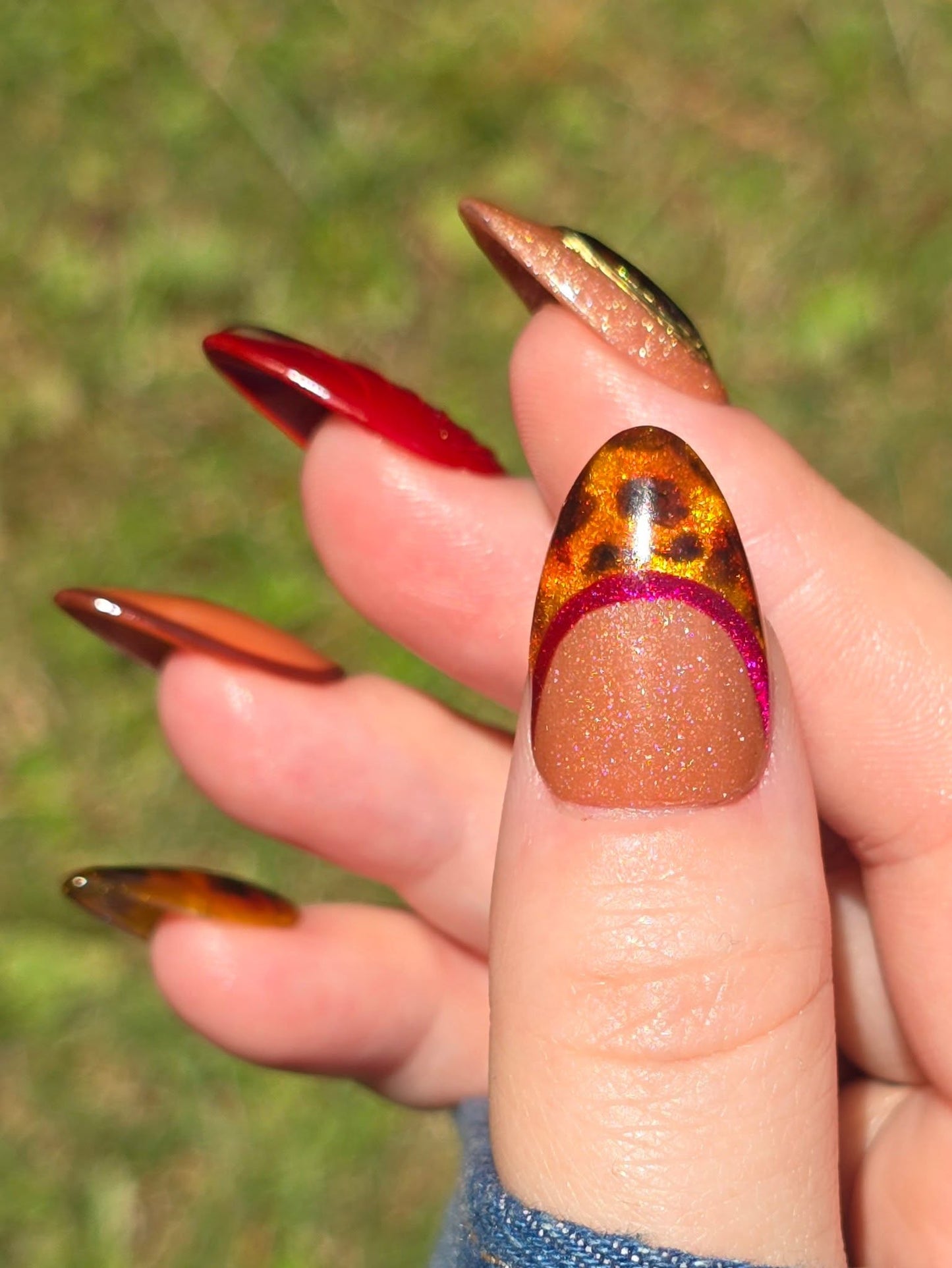 ULTRA Amber Tortoiseshell Coffee Jelly Gels - Fall Colors - Now Sold Individually - 10ml - HEMA, HPMA & TPO Free