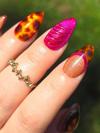 ULTRA Amber Tortoiseshell Coffee Jelly Gels - Fall Colors - Now Sold Individually - 10ml - HEMA, HPMA & TPO Free