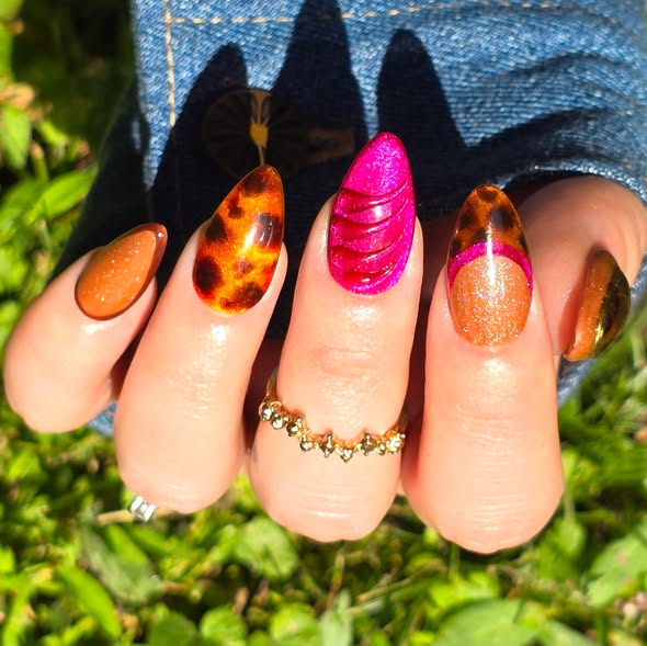 ULTRA Amber Tortoiseshell Coffee Jelly Gels - Fall Colors - Now Sold Individually - 10ml - HEMA, HPMA & TPO Free
