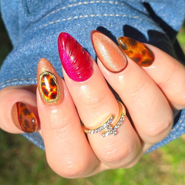 ULTRA Amber Tortoiseshell Coffee Jelly Gels - Fall Colors - Now Sold Individually - 10ml - HEMA, HPMA & TPO Free