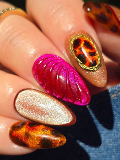 ULTRA Amber Tortoiseshell Coffee Jelly Gels - Fall Colors - Now Sold Individually - 10ml - HEMA, HPMA & TPO Free