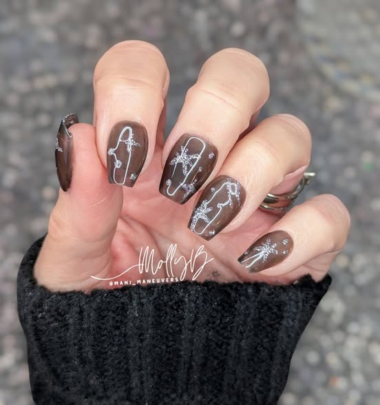 Shadow Jelly with Silver Lining Platinum Gel Mani - HEMA HPMA TPO Free