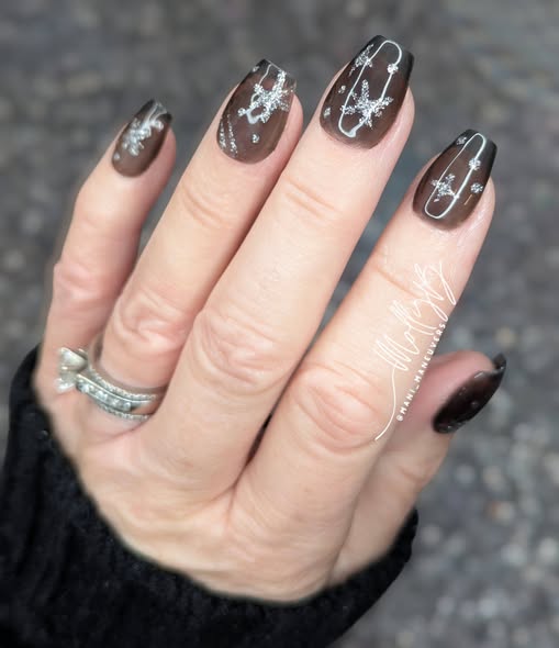 Shadow Jelly with Silver Lining Platinum Gel Mani - HEMA HPMA TPO Free