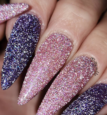 Arctic Star & Frozen Kiss Reflective Iridescent Holographic Gel - HEMA, HPMA, TPO Free