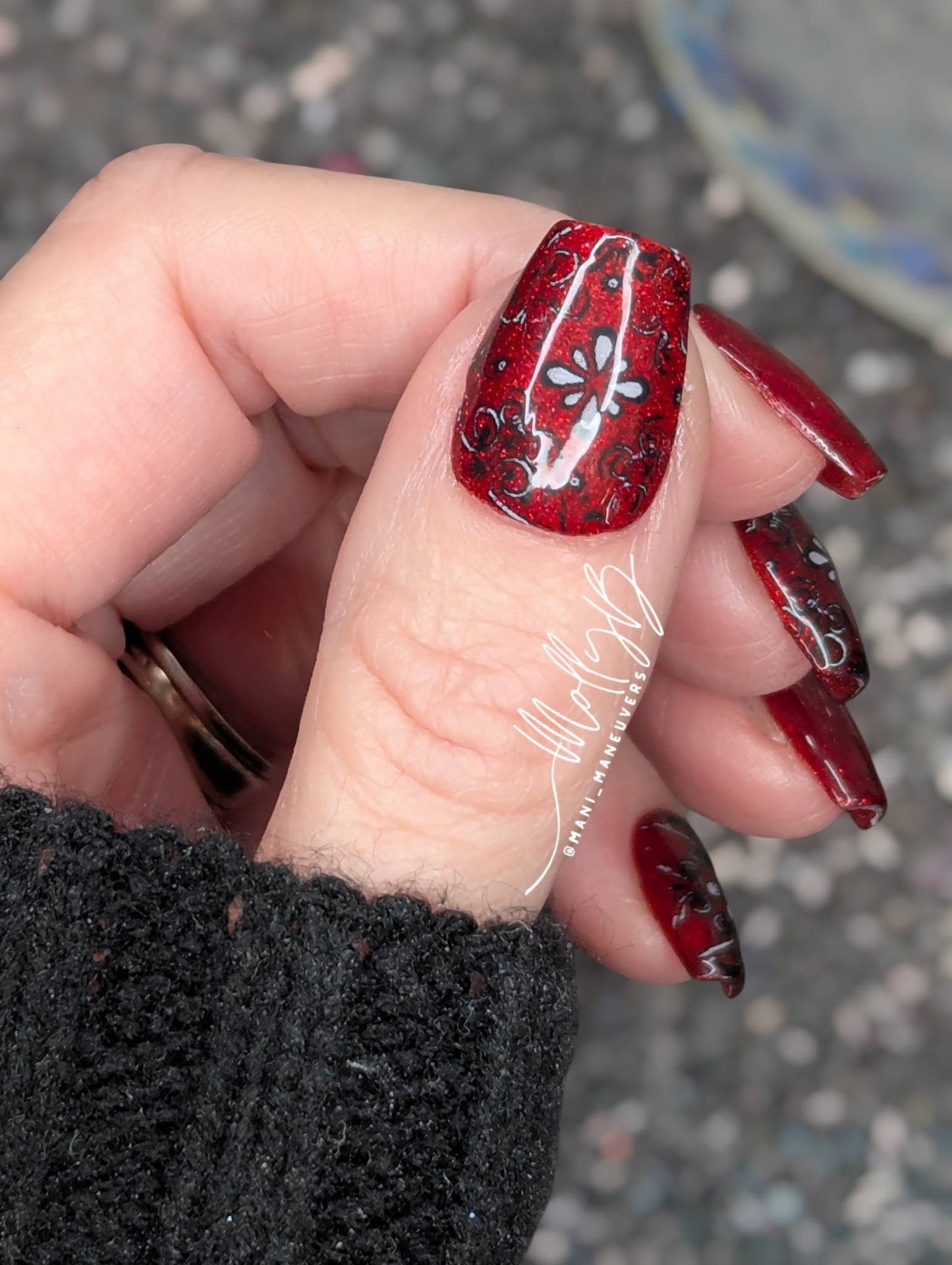 ULTRA Paragon Cat Eye with Flower #1 Transfer Foil - HEMA, HPMA, TPO Free