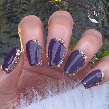 Arabian Nights & Violet's Secret Solid Gel Mani - HEMA, HPMA, TPO Free