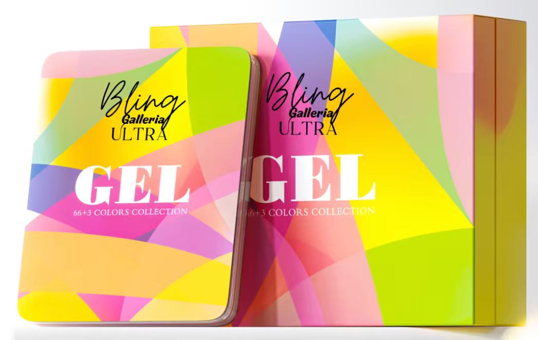 ULTRA 69 Gel Collection - 66 Solid Color Gels Plus ULTRA Diamond Top Coat - ULTRA Base Coat - ULTRA Russian Matte Top Coat - Color Board - HEMA, HPMA, TPO Free