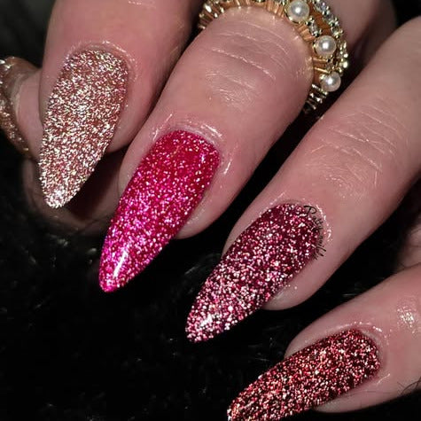 ULTRA Backstage Beauty, Curtain Call, Miami Beet, Funny Bunny Reflective Gels Mani - HEMA, HPMA, TPO Free