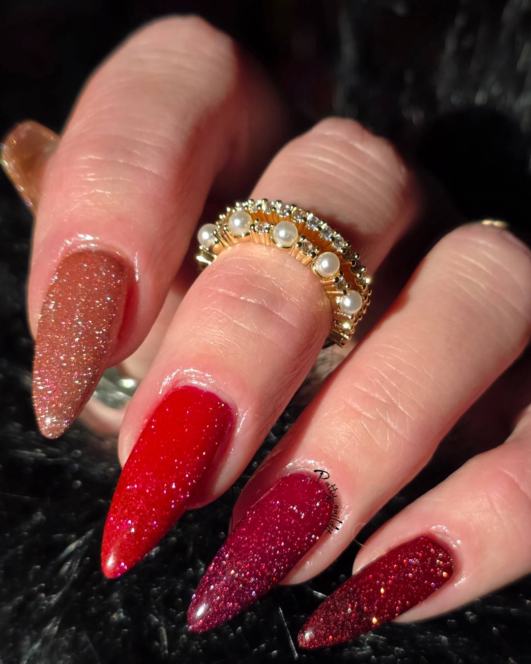 ULTRA Backstage Beauty, Curtain Call, Miami Beet, Funny Bunny Reflective Gels Mani - HEMA, HPMA, TPO Free
