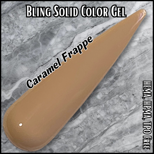 ULTRA Caramel Frappe Solid Color Gel - HEMA, HPMA, TPO Free