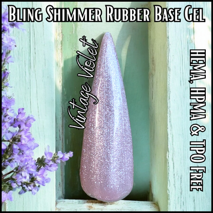 Vintage Violet Rubber Base Gel - HEMA, HPMA, TPO Free