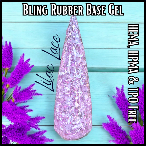 Lilac Lace - Fantasy Flake Glitter Gel - HEMA, HPMA, TPO Free