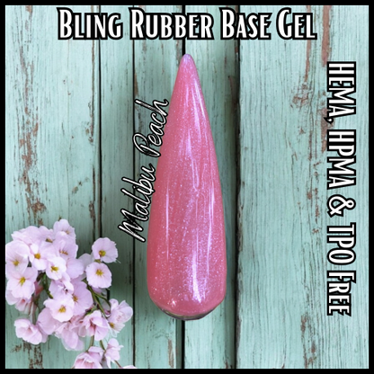 Malibu Peach Rubber Base - HEMA, HPMA, TPO Free