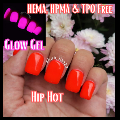 Lamborghini & Hip Hot Glow-in-the-Dark Gel Polishes - HEMA, HPMA, TPO Free