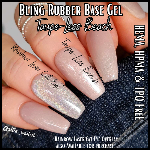 Taupe-Less Beach Rubber Base Gel - HEMA, HPMA, TPO Free