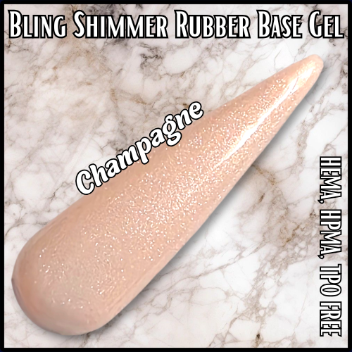 ULTRA Champagne Rubber Base Gel Mani - HEMA, HPMA, TPO Free